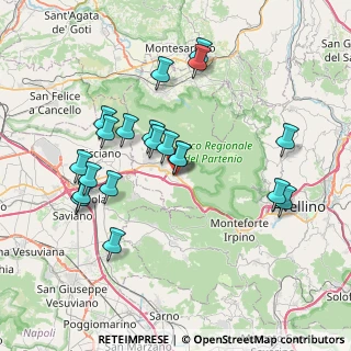Mappa Via della Libertà, 83027 Mugnano del Cardinale AV, Italia (7.9515)