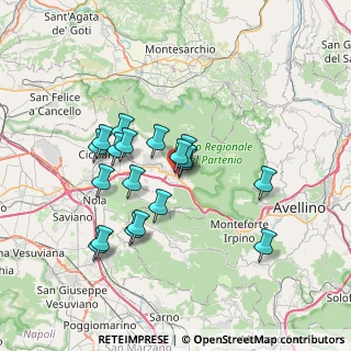 Mappa Via Roma, 83027 Mugnano del Cardinale AV, Italia (6.62316)