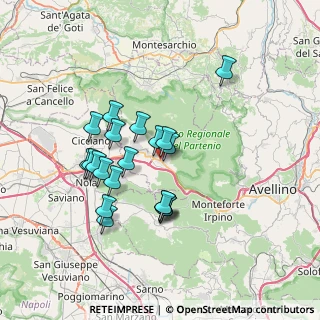 Mappa Via Roma, 83027 Mugnano del Cardinale AV, Italia (6.69)