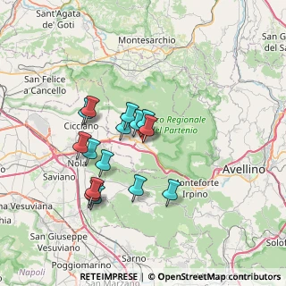 Mappa Via Roma, 83027 Mugnano del Cardinale AV, Italia (6.50133)