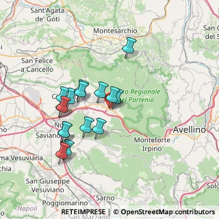 Mappa Via Aldo Moro, 83027 Mugnano del Cardinale AV, Italia (7.02688)