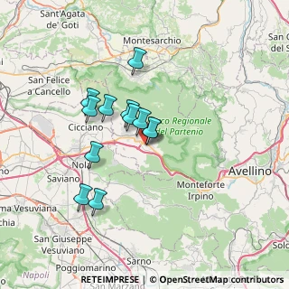Mappa Via Aldo Moro, 83027 Mugnano del Cardinale AV, Italia (5.84417)