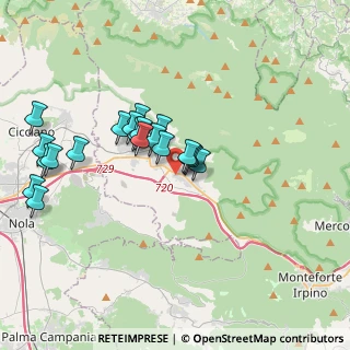 Mappa Via Aldo Moro, 83027 Mugnano del Cardinale AV, Italia (3.6865)