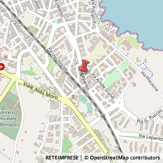 Mappa Via Lepanto, 103, 70043 Monopoli, Bari (Puglia)