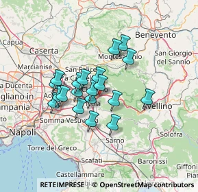 Mappa SS7bis - Via Nazionale delle Puglie, 80032 Casamarciano NA, Italia (10.741)