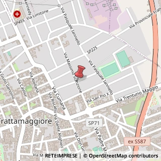 Mappa Via Massimo Stanzione, 27, 80027 Frattamaggiore, Napoli (Campania)