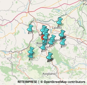 Mappa Via delle Cave, 85022 Barile PZ, Italia (10.141)