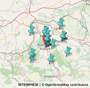 Mappa Via delle Cave, 85022 Barile PZ, Italia (8.97222)