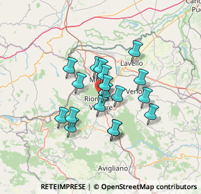 Mappa Via delle Cave, 85022 Barile PZ, Italia (10.74056)