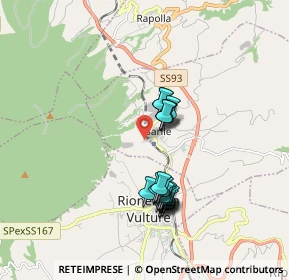 Mappa Via delle Cave, 85022 Barile PZ, Italia (1.661)
