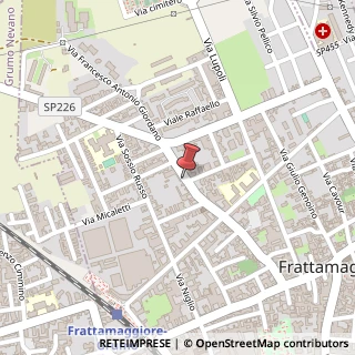 Mappa Via Giordano Francesco Antonio, 36, 80027 Frattamaggiore, Napoli (Campania)
