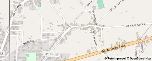 Mappa Comiziano