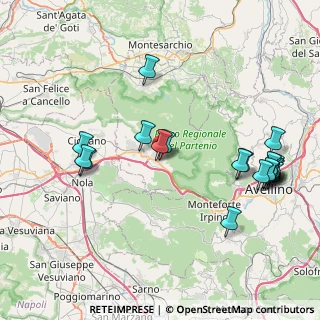 Mappa Via Monte Vergine, 83027 Mugnano del Cardinale AV, Italia (9.8005)