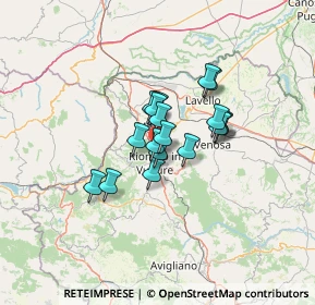 Mappa 85022 Barile PZ, Italia (8.90222)