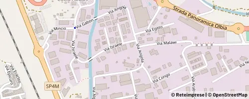 Mappa Tempio Pausania