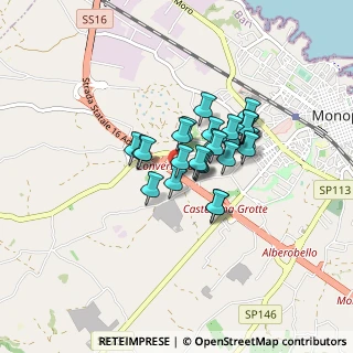 Mappa SS 16 KM.844, 70043 Monopoli BA, Italia (0.58519)