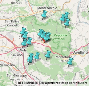 Mappa Via Alcide De Gasperi, 83027 Mugnano del Cardinale AV, Italia (7.19118)