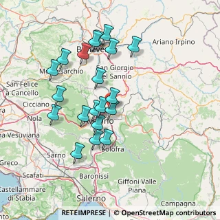 Mappa SP Tavernola Cesinali Aiello, 83030 Manocalzati AV, Italia (14.7395)