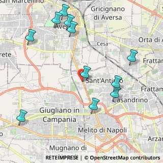 Mappa SS Appia, 80029 Sant'Antimo NA, Italia (2.68364)
