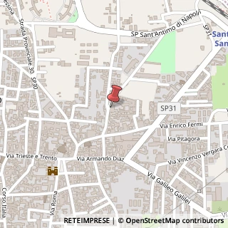 Mappa Via Piave, 31, 80029 Sant'Antimo, Napoli (Campania)