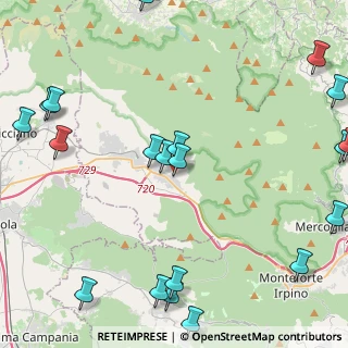 Mappa Via Campo Sportivo, 83027 Mugnano del Cardinale AV, Italia (6.677)