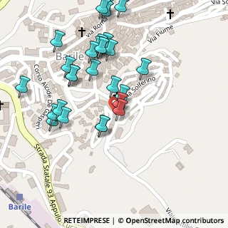 Mappa Via Croce, 85022 Barile PZ, Italia (0.125)
