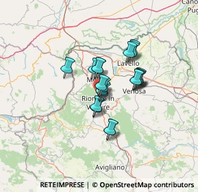 Mappa Via Croce, 85022 Barile PZ, Italia (9.2865)