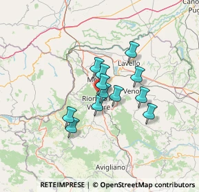 Mappa Via Croce, 85022 Barile PZ, Italia (9.80083)