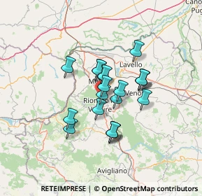 Mappa Via Croce, 85022 Barile PZ, Italia (10.034)