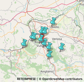 Mappa Via Croce, 85022 Barile PZ, Italia (9.51091)