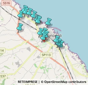 Mappa Via Madre Teresa di Calcutta, 70043 Monopoli BA, Italia (1.75294)