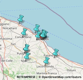 Mappa Via Madre Teresa di Calcutta, 70043 Monopoli BA, Italia (11.29308)