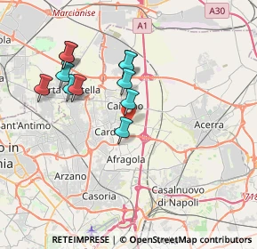 Mappa Via Strauss, 80023 Caivano NA, Italia (3.63545)