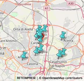 Mappa Via Strauss, 80023 Caivano NA, Italia (2.71083)