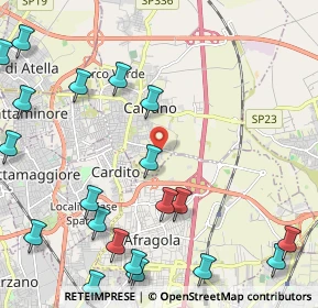 Mappa Via Strauss, 80023 Caivano NA, Italia (3.194)