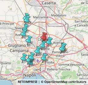 Mappa Via Strauss, 80023 Caivano NA, Italia (7.54188)