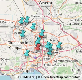 Mappa Via Strauss, 80023 Caivano NA, Italia (6.23231)