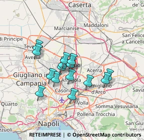Mappa Via Strauss, 80023 Caivano NA, Italia (5.64867)