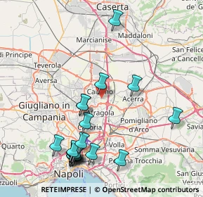 Mappa Via Strauss, 80023 Caivano NA, Italia (9.9985)