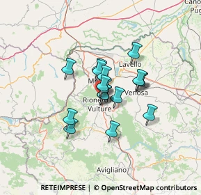 Mappa Via Giuseppe Verdi, 85022 Barile PZ, Italia (8.89667)