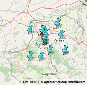 Mappa Via Giuseppe Verdi, 85022 Barile PZ, Italia (9.44563)