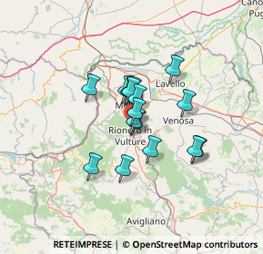 Mappa Vicolo Segreto, 85022 Barile PZ, Italia (9.4525)