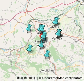 Mappa Vicolo Segreto, 85022 Barile PZ, Italia (9.3105)