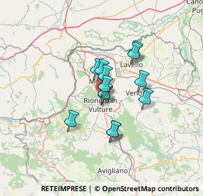 Mappa Vicolo Segreto, 85022 Barile PZ, Italia (9.41538)