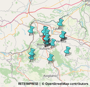 Mappa Vicolo Segreto, 85022 Barile PZ, Italia (8.90222)