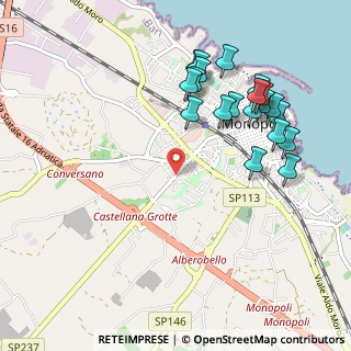 Mappa Via Generale, 70043 Monopoli BA, Italia (1.177)