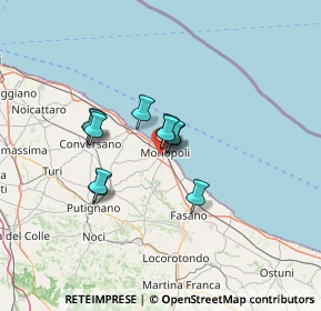 Mappa Via Generale, 70043 Monopoli BA, Italia (9.62182)