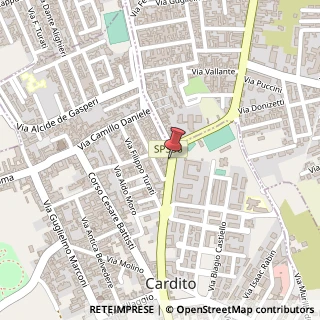 Mappa Via Pietro Donadio,  68, 80024 Cardito, Napoli (Campania)