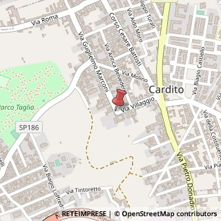 Mappa Via Guglielmo Marconi, 122, 80024 Cardito, Napoli (Campania)