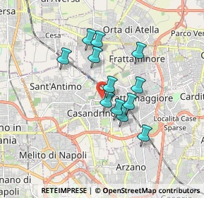 Mappa Via Francesco Baracca, 80028 Grumo Nevano NA, Italia (1.45667)